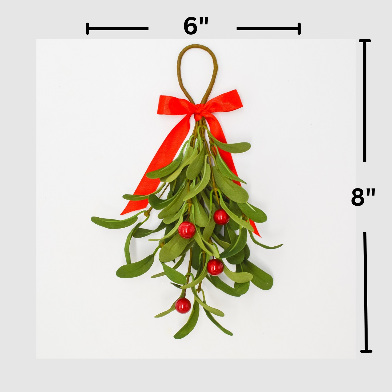 8" Mistletoe ~ Set of 3!