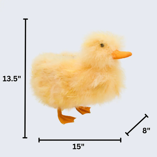 13.5" Standing Yellow duck planter Floral Living