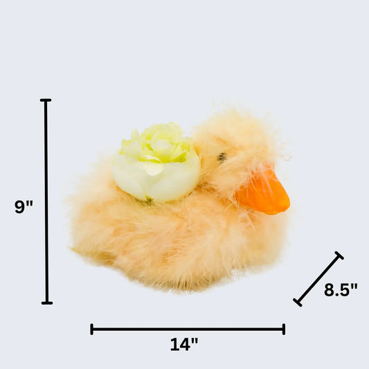 7" Fuzzy duck planter Floral Living