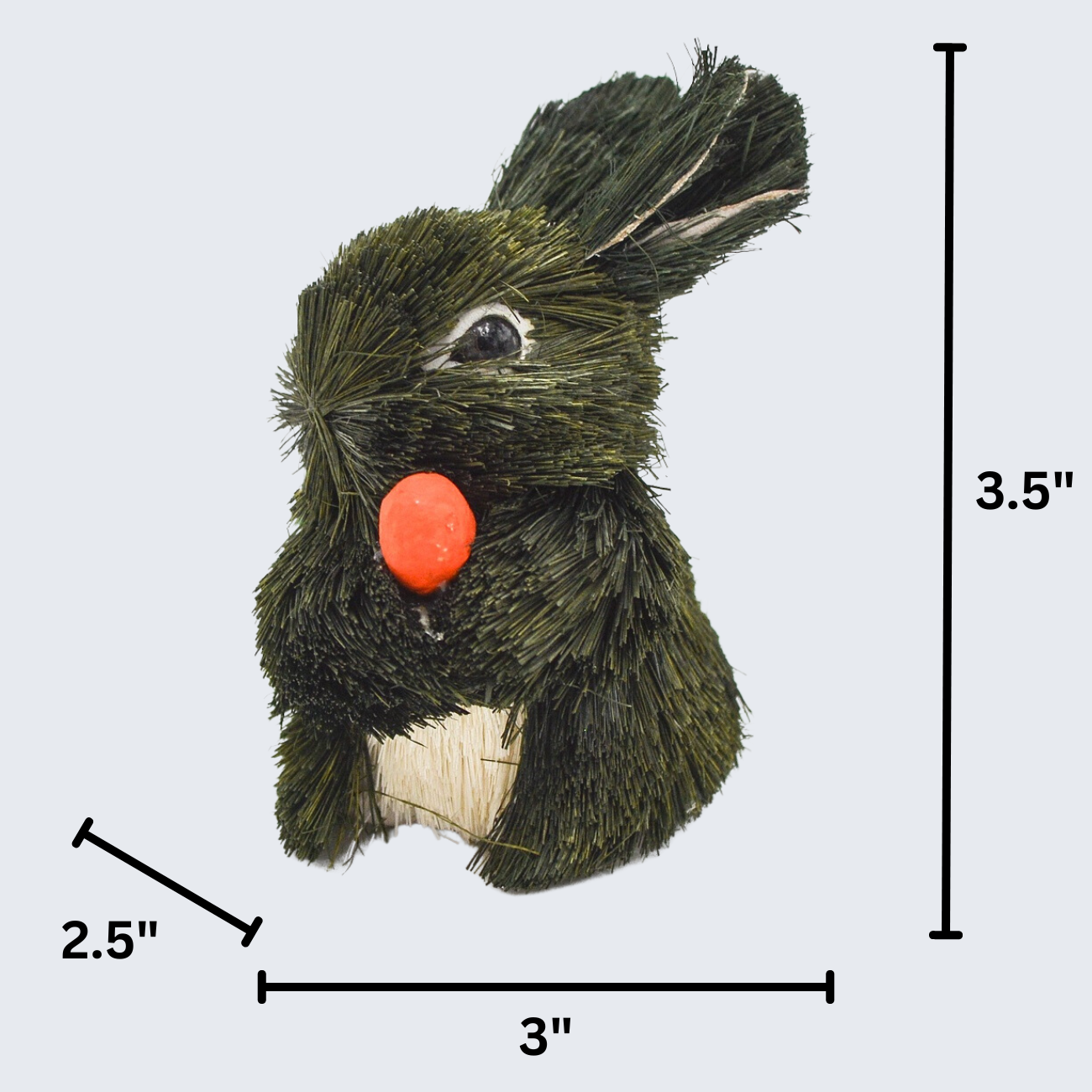 Set of 3.5" Sisal bunnies
