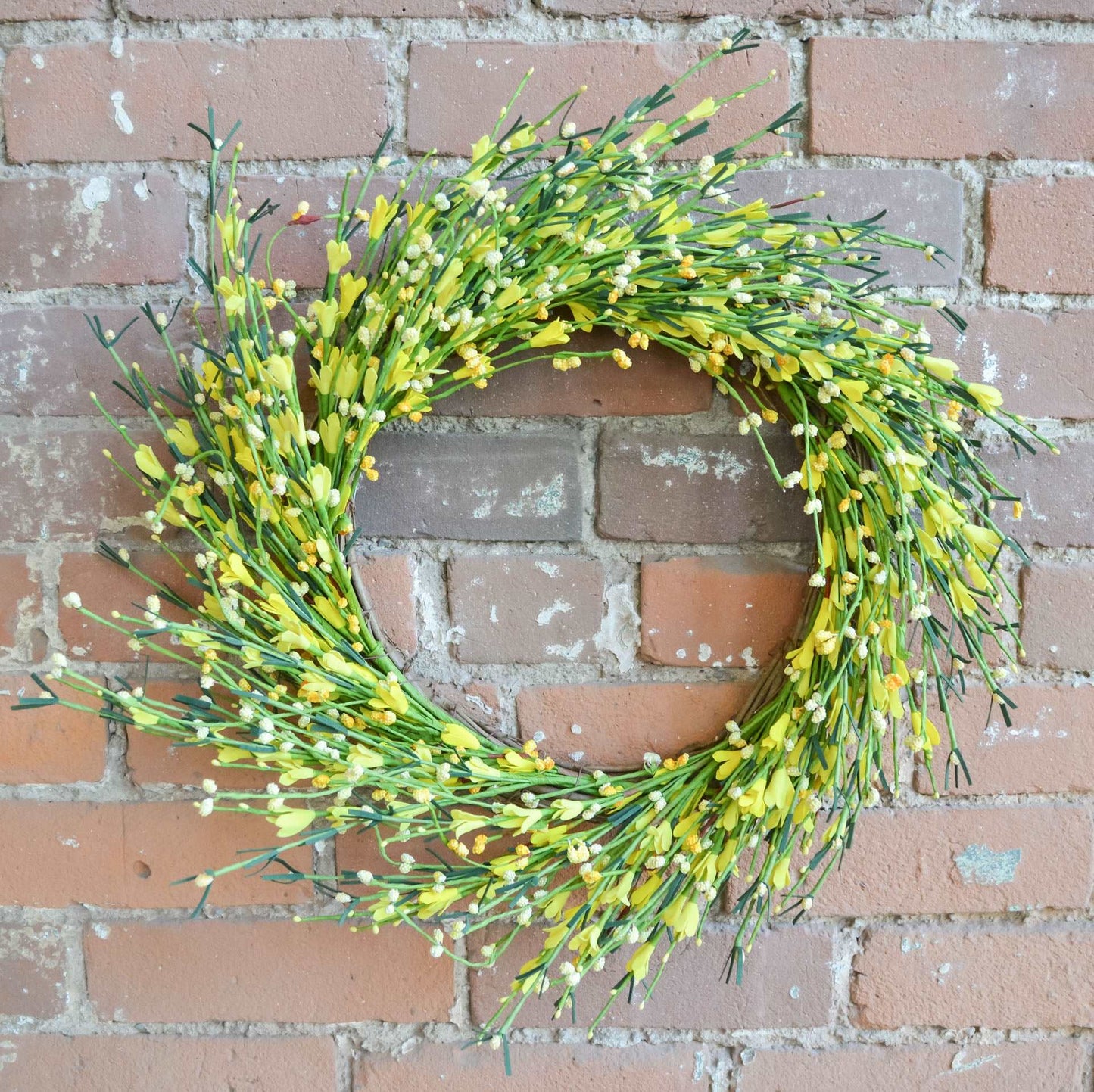 Soft Yellow Buttercup Wreath
