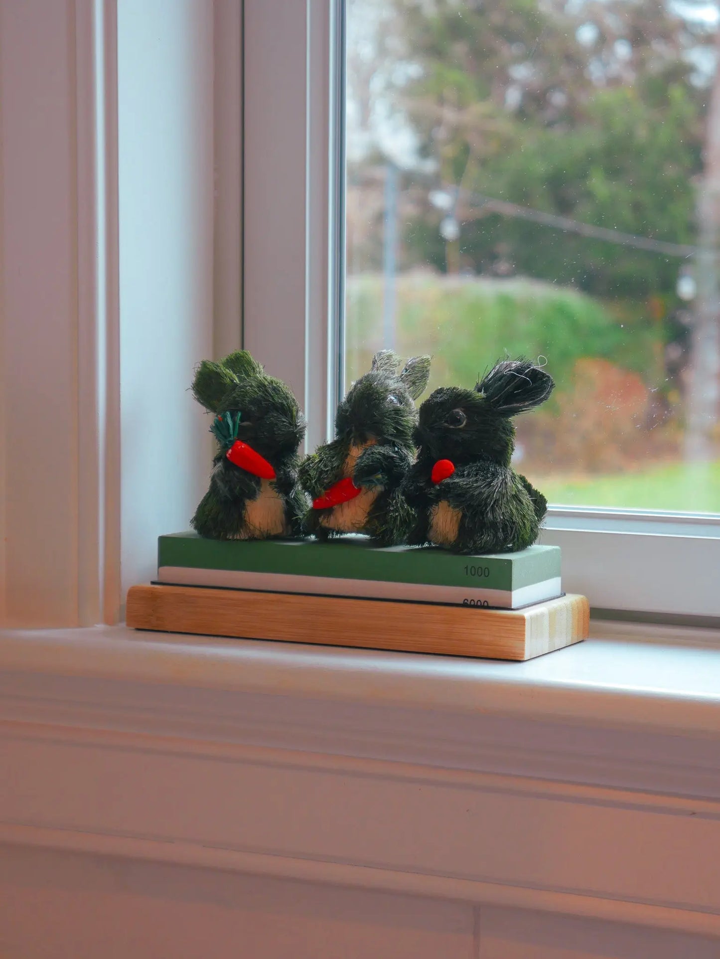 Set of 3.5" Sisal bunnies Floral Living