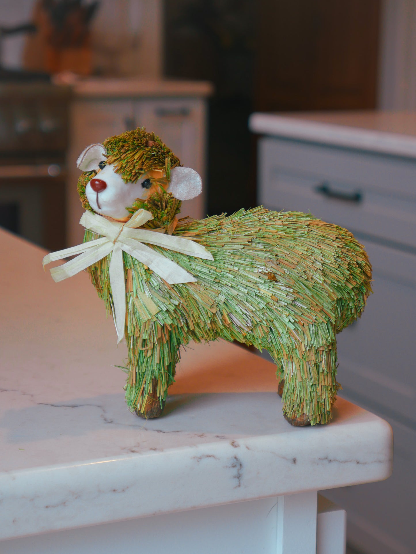 5"  Green Sisal Sheep