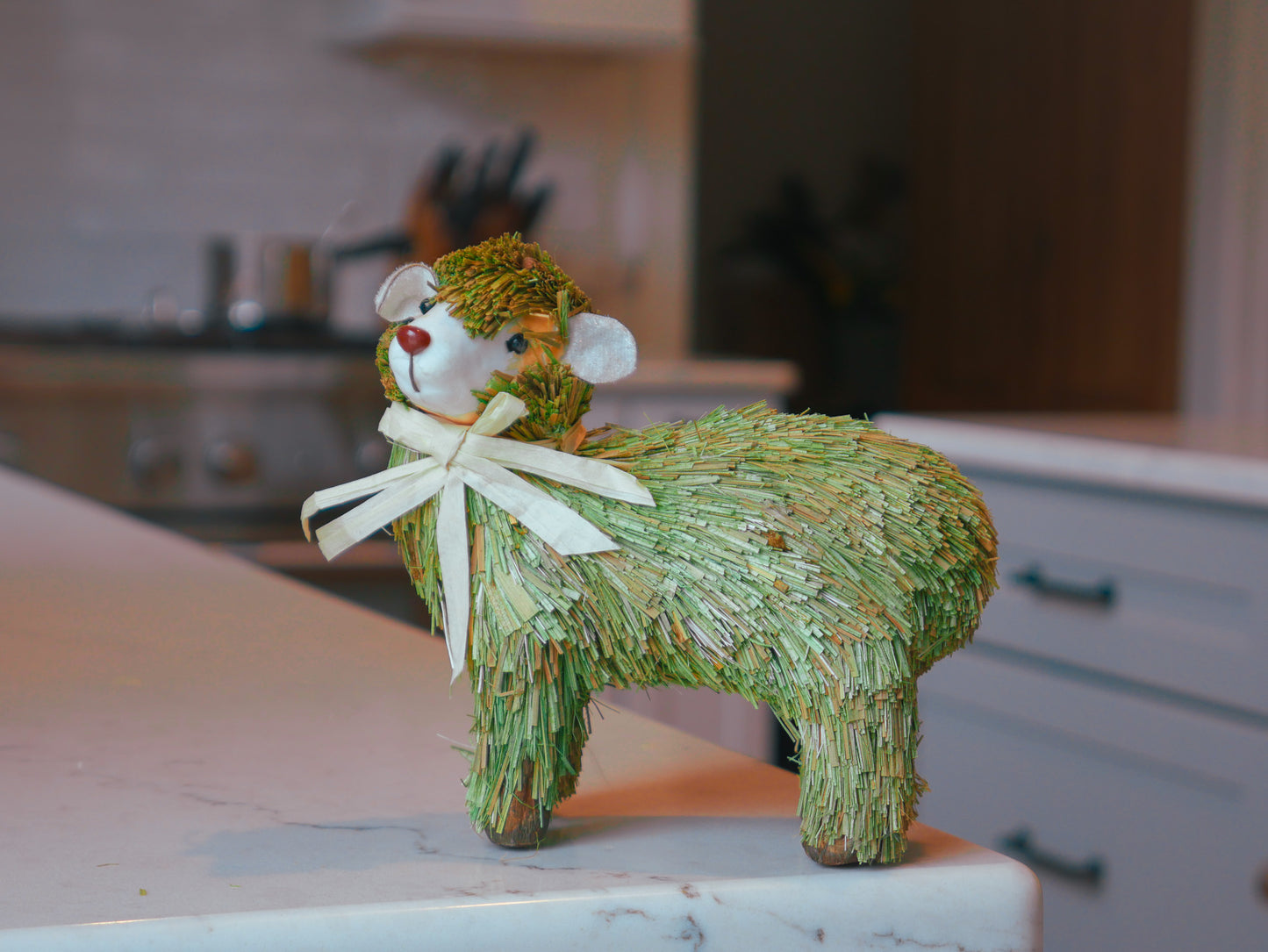 5"  Green Sisal Sheep