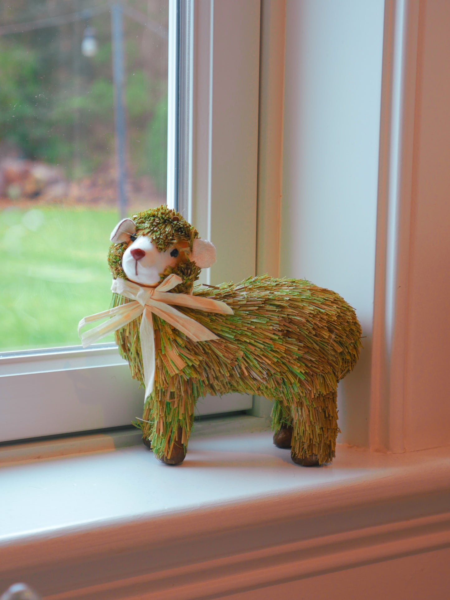 5"  Green Sisal Sheep