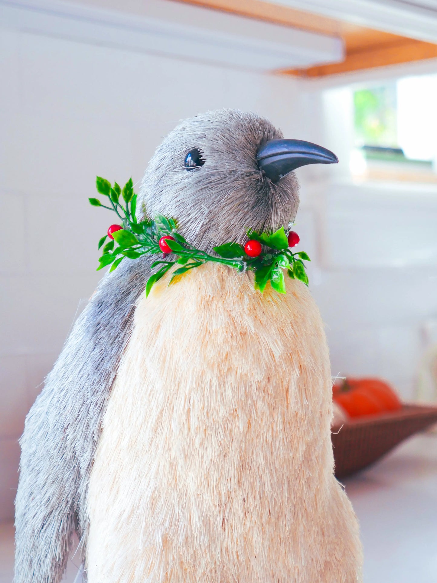11" Penguin Floral Living