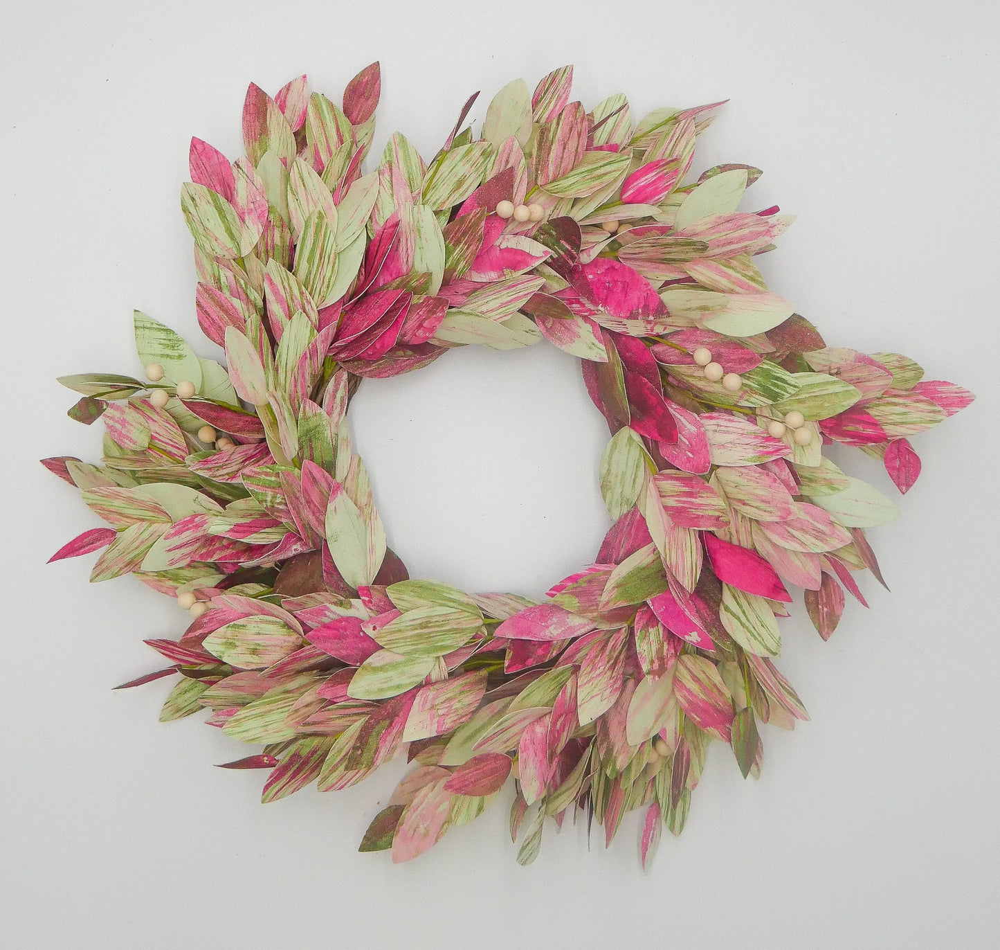 22" Burning Bush, Berry Wreath Floral Living
