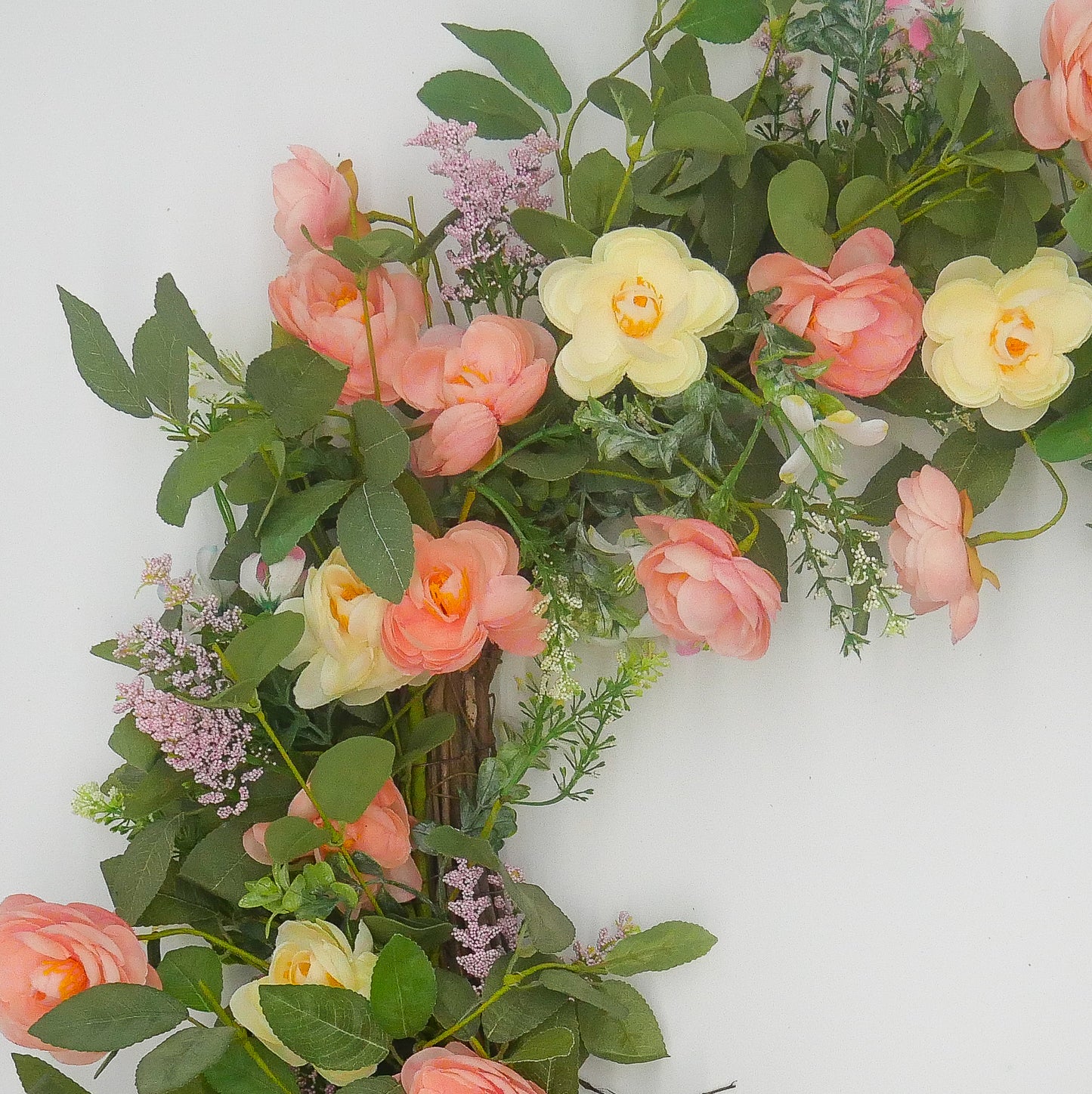 26" Garden Rose Wreath