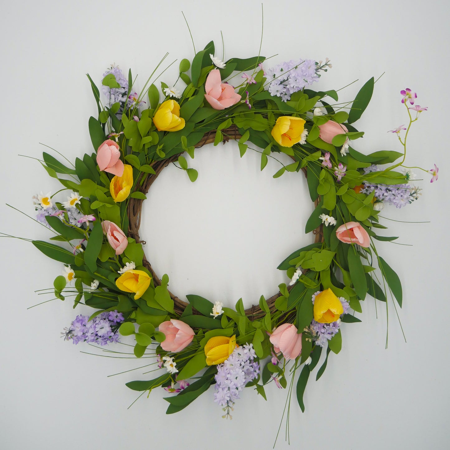 22" Tulip, Lilac Wreath