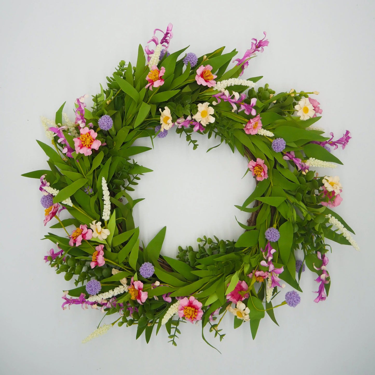 22" Camelia, Wildflower Wreath Floral Living