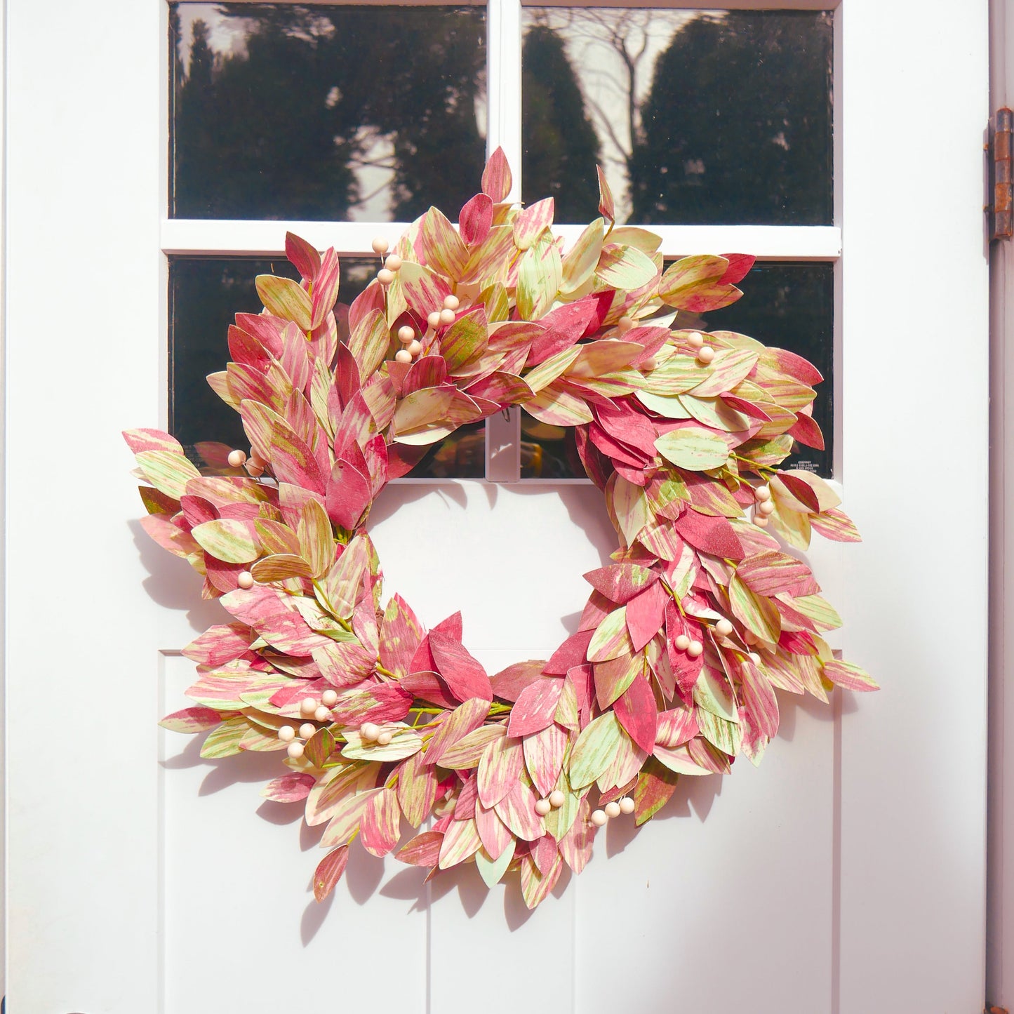 22" Burning Bush, Berry Wreath
