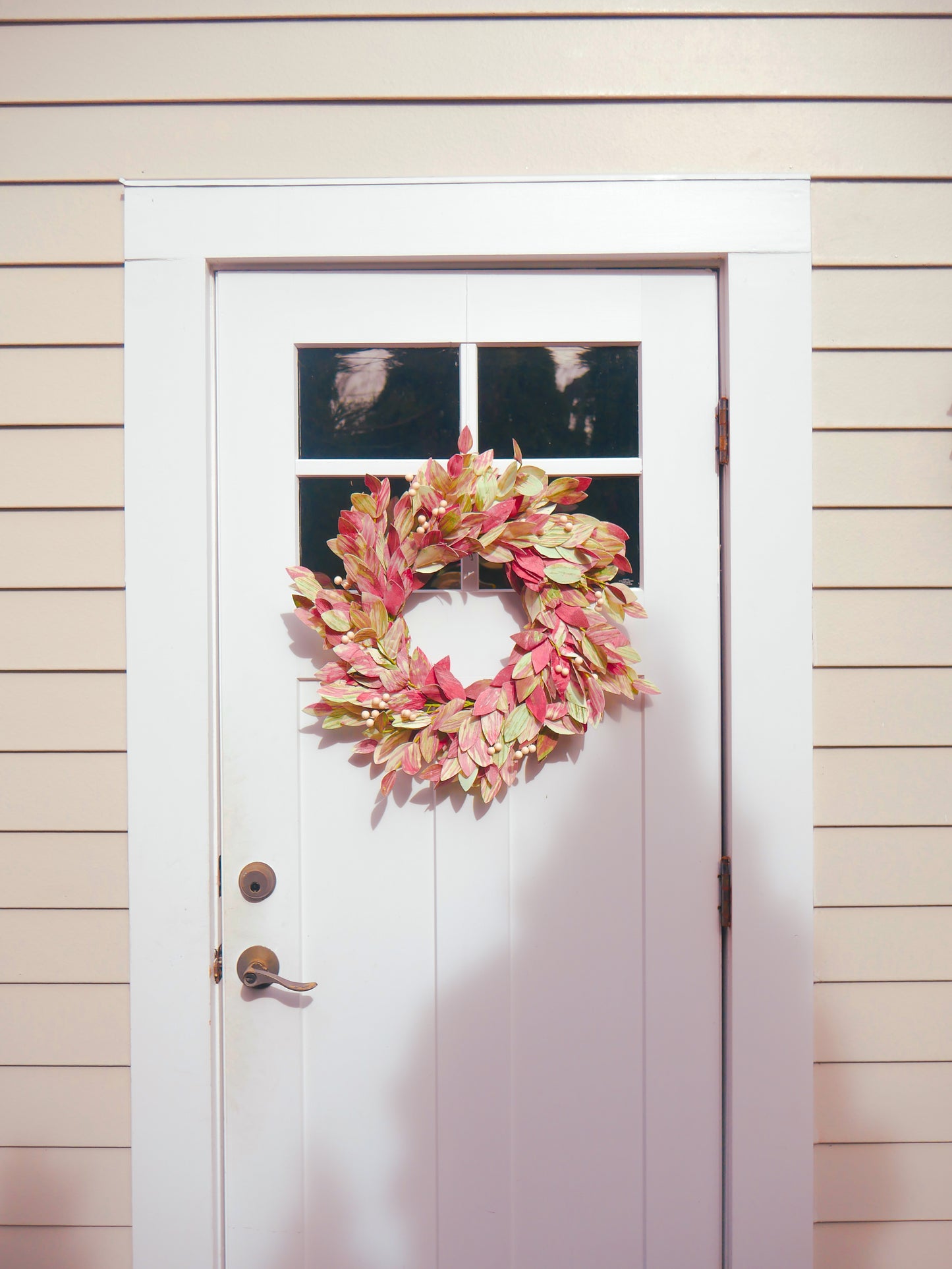 22" Burning Bush, Berry Wreath