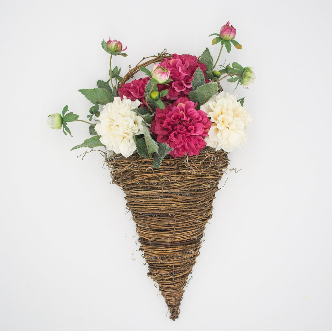 18" Dahlia Wall Basket