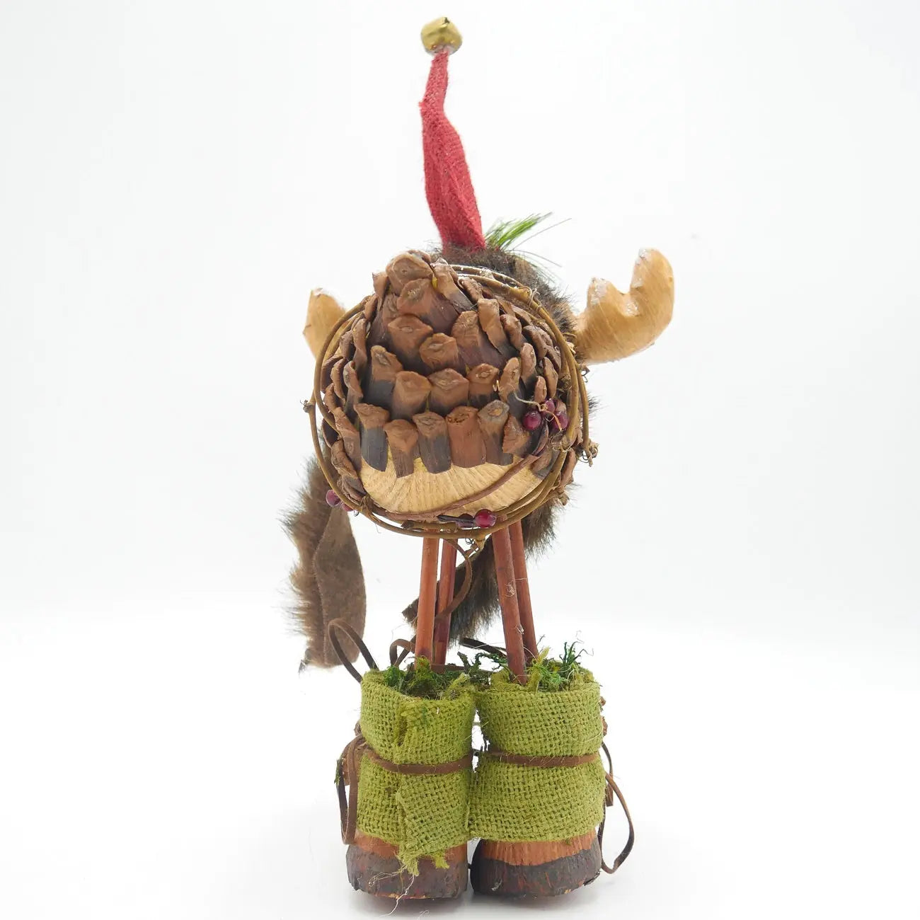 9" Pinecone Moose Floral Living