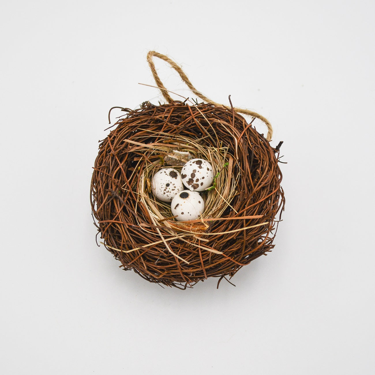 Set of 4 - 2.5" Nest Ornaments in gift box