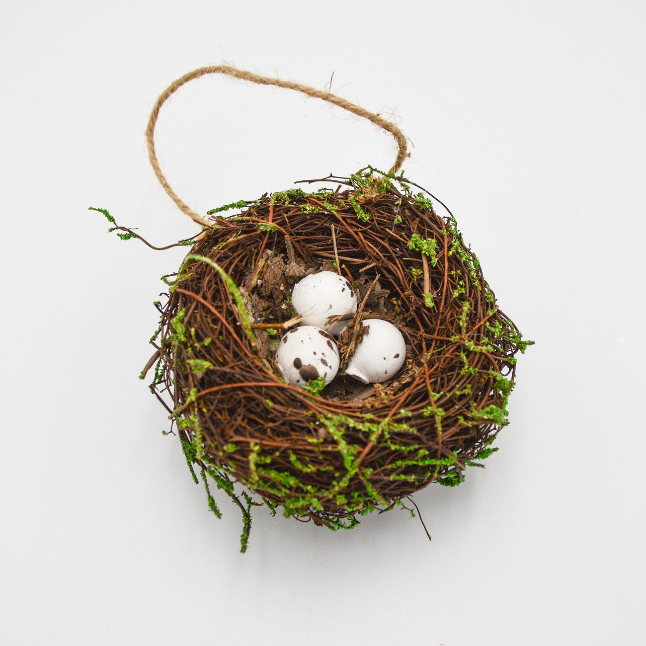 Set of 4 - 2.5" Nest Ornaments in gift box
