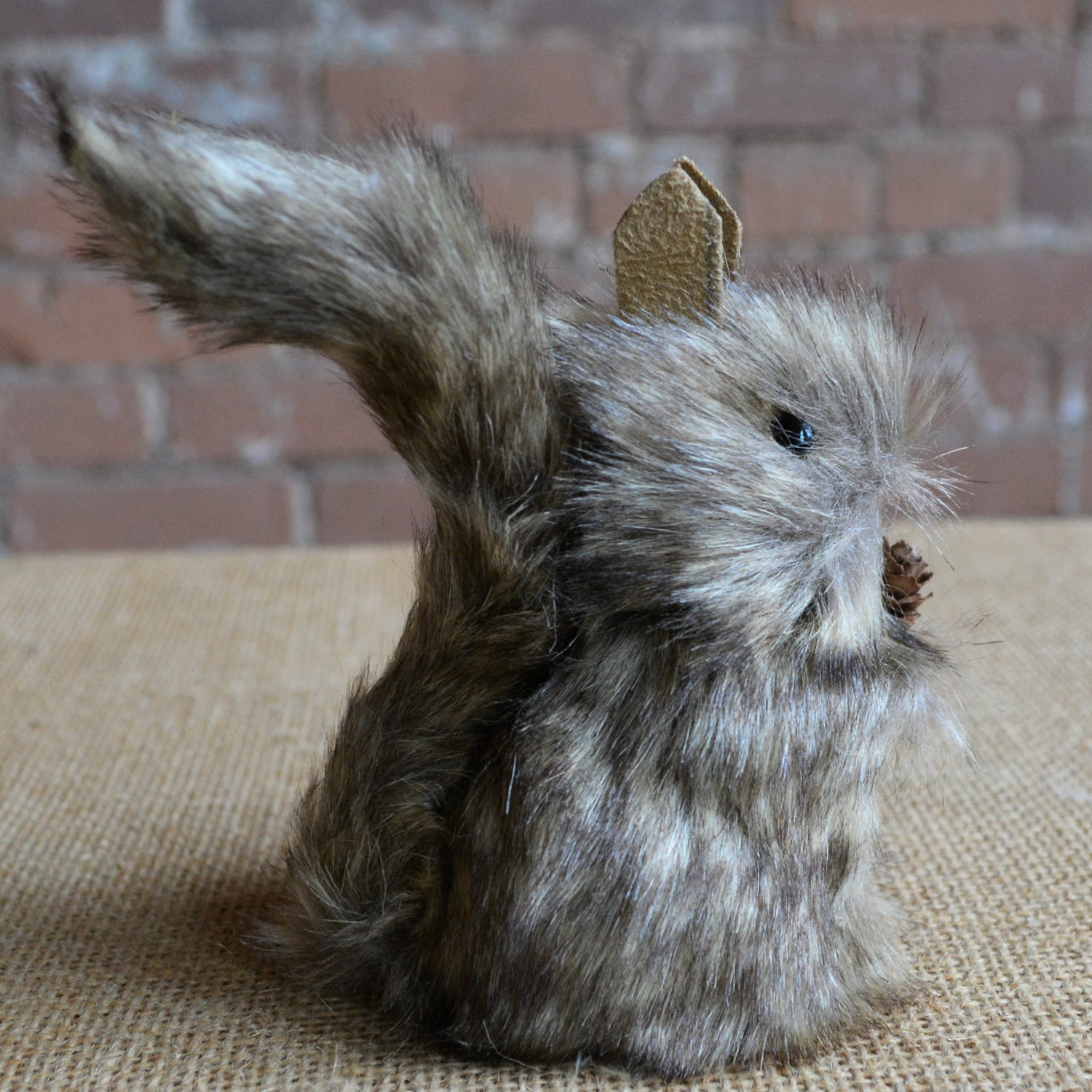 6" Brown Furry Squirrel 3