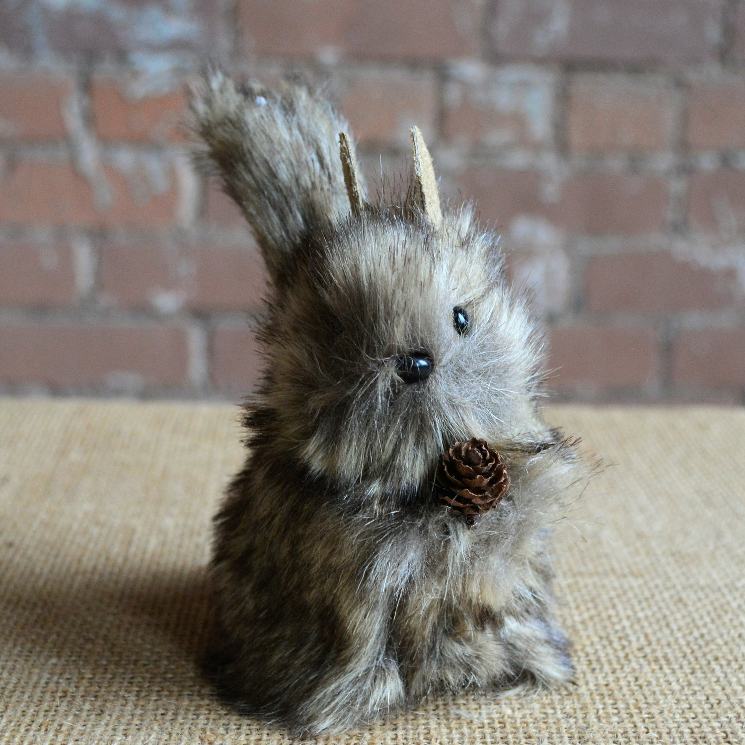 6" Brown Furry Squirrel 2
