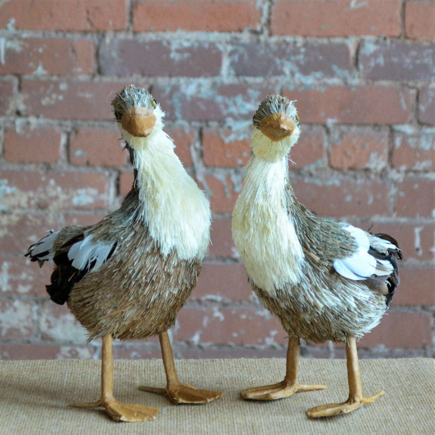 Set of 10" Sisal Geese