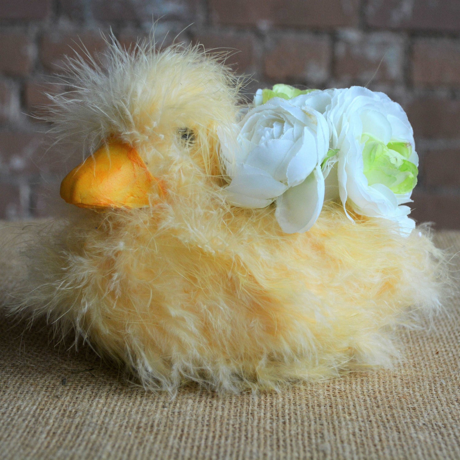Fuzzy duck planter