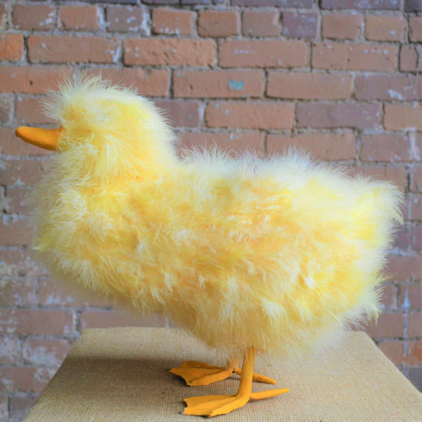 Standing Yellow duck planter 2