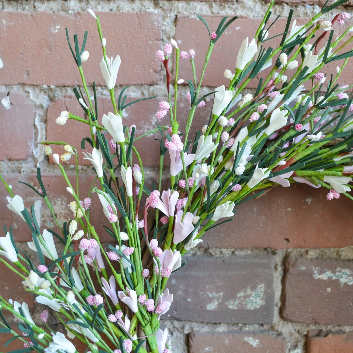 spring buttercup wreath