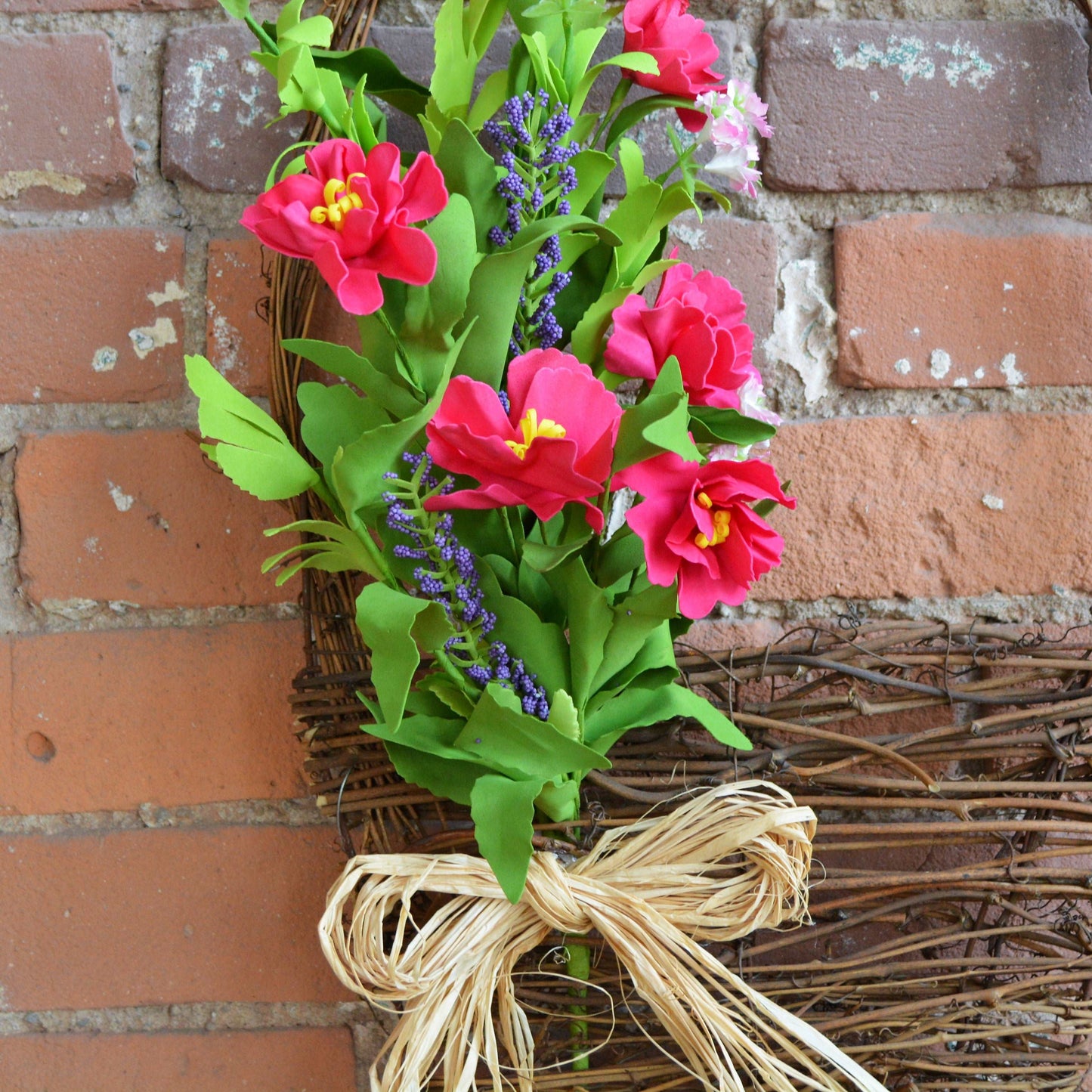 Four O'Clock Liatris Wall Basket 2
