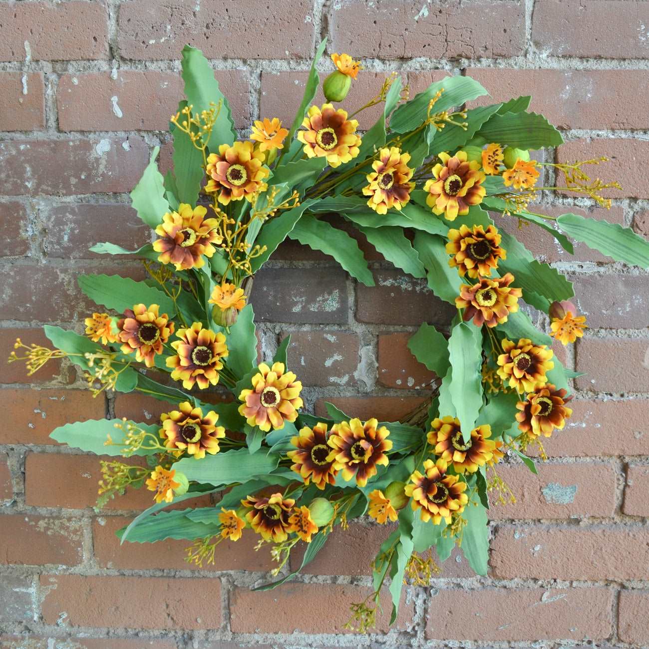 Harvest Blanket Flower Wreath