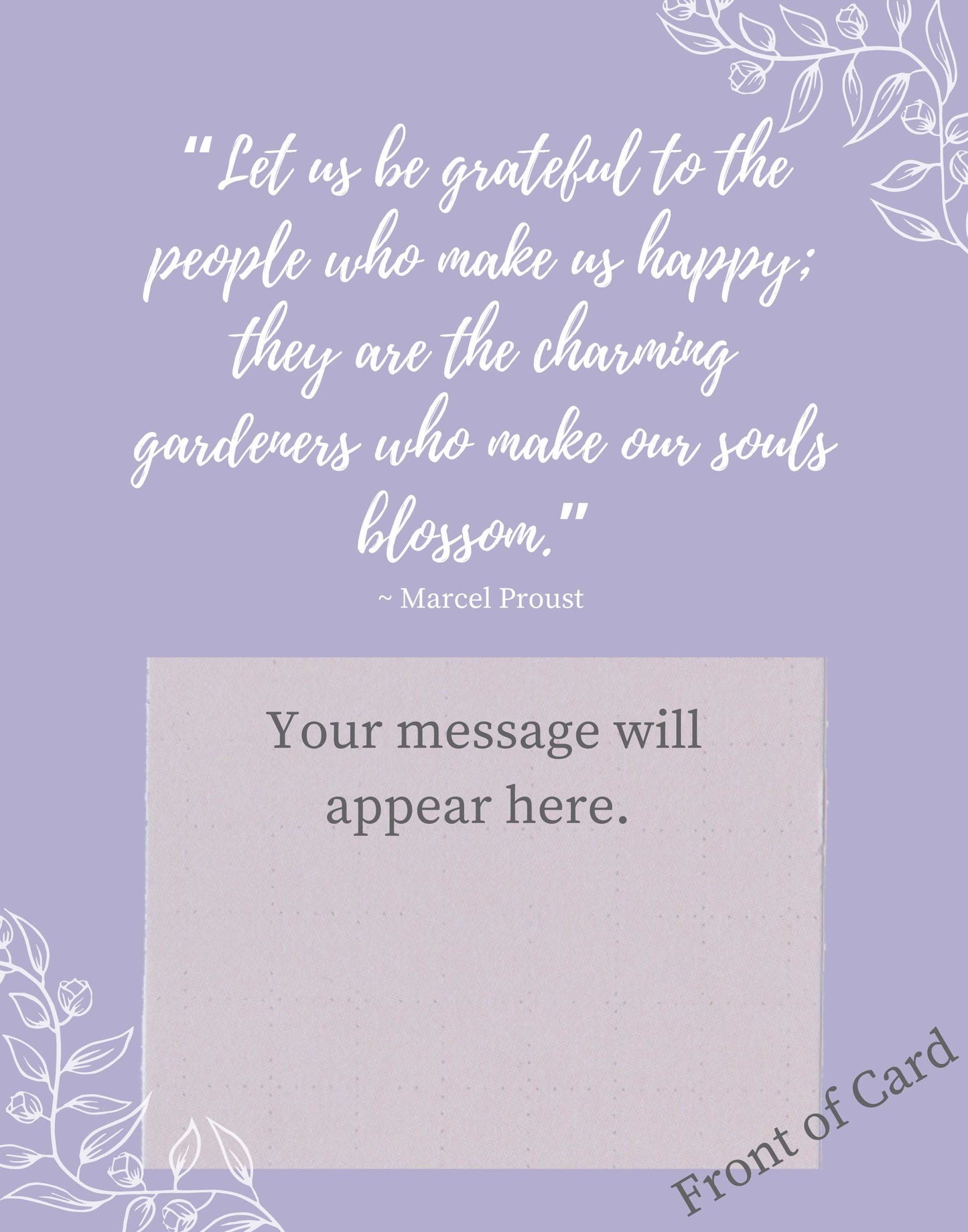 Custom Printed Card