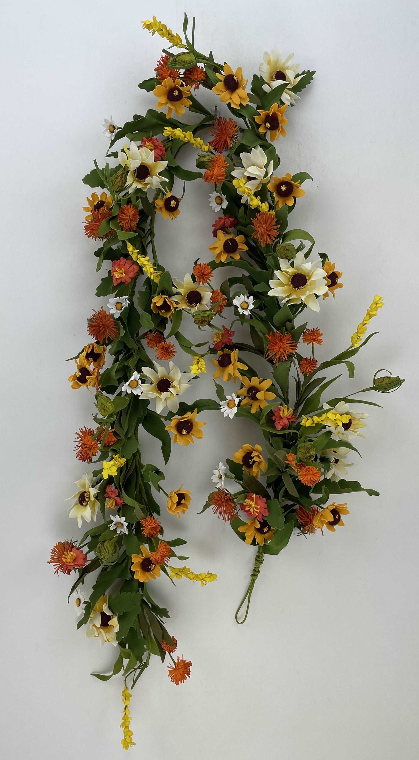 Orange Yellow Wildflower Garland 2