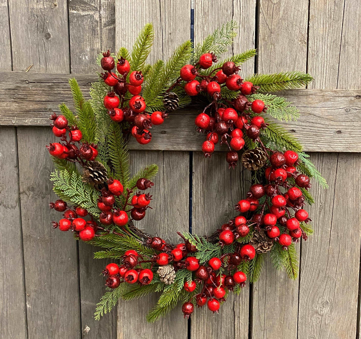 wreath with Large Berries