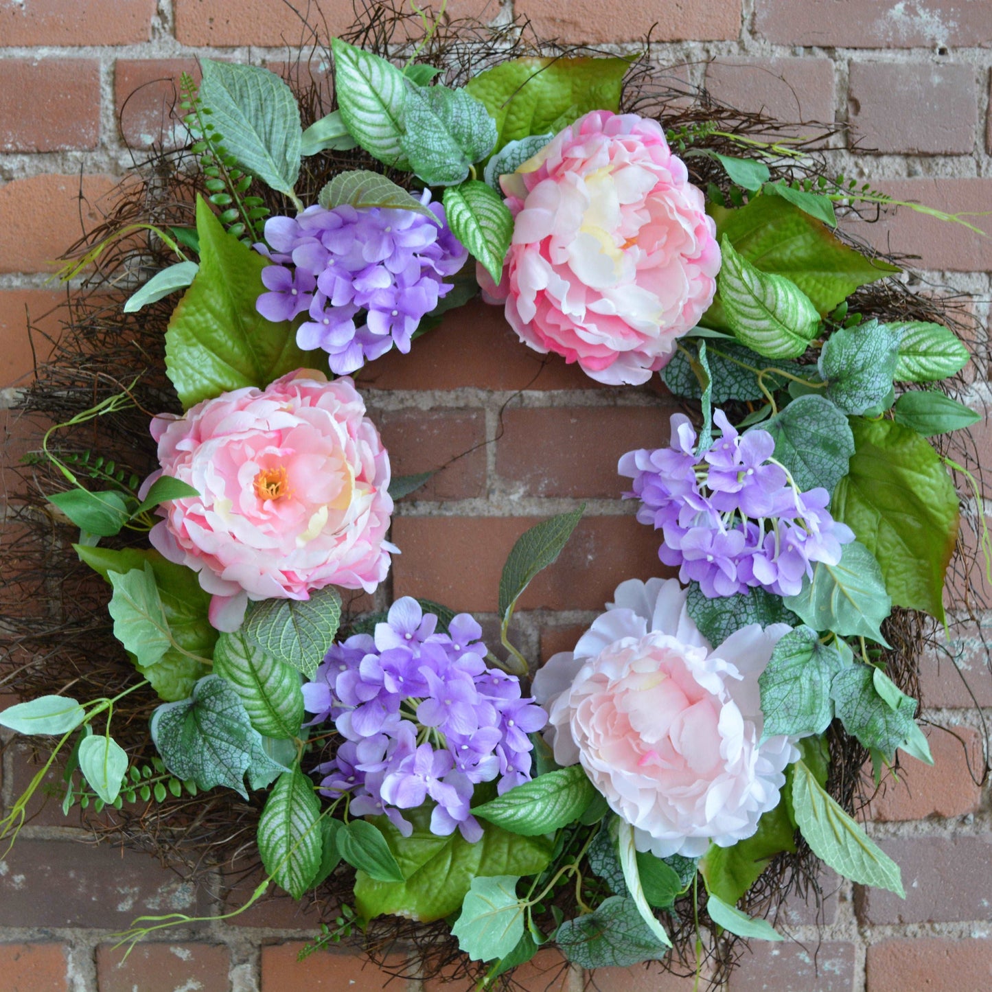 Peony Twig Wreath