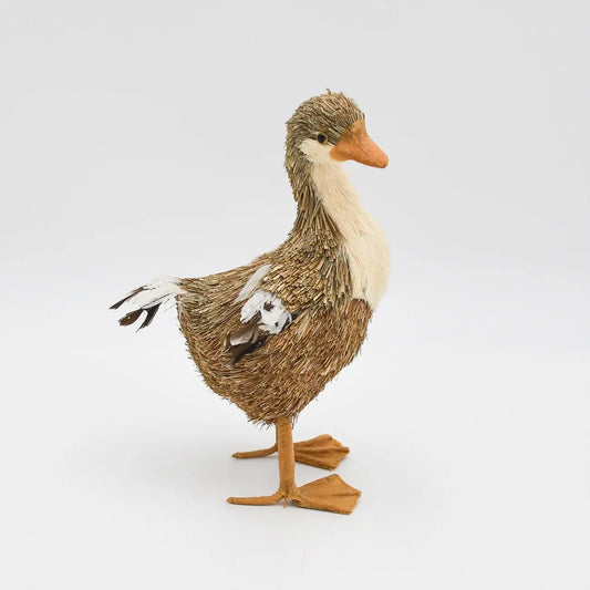 Set of 10" Sisal Geese Floral Living
