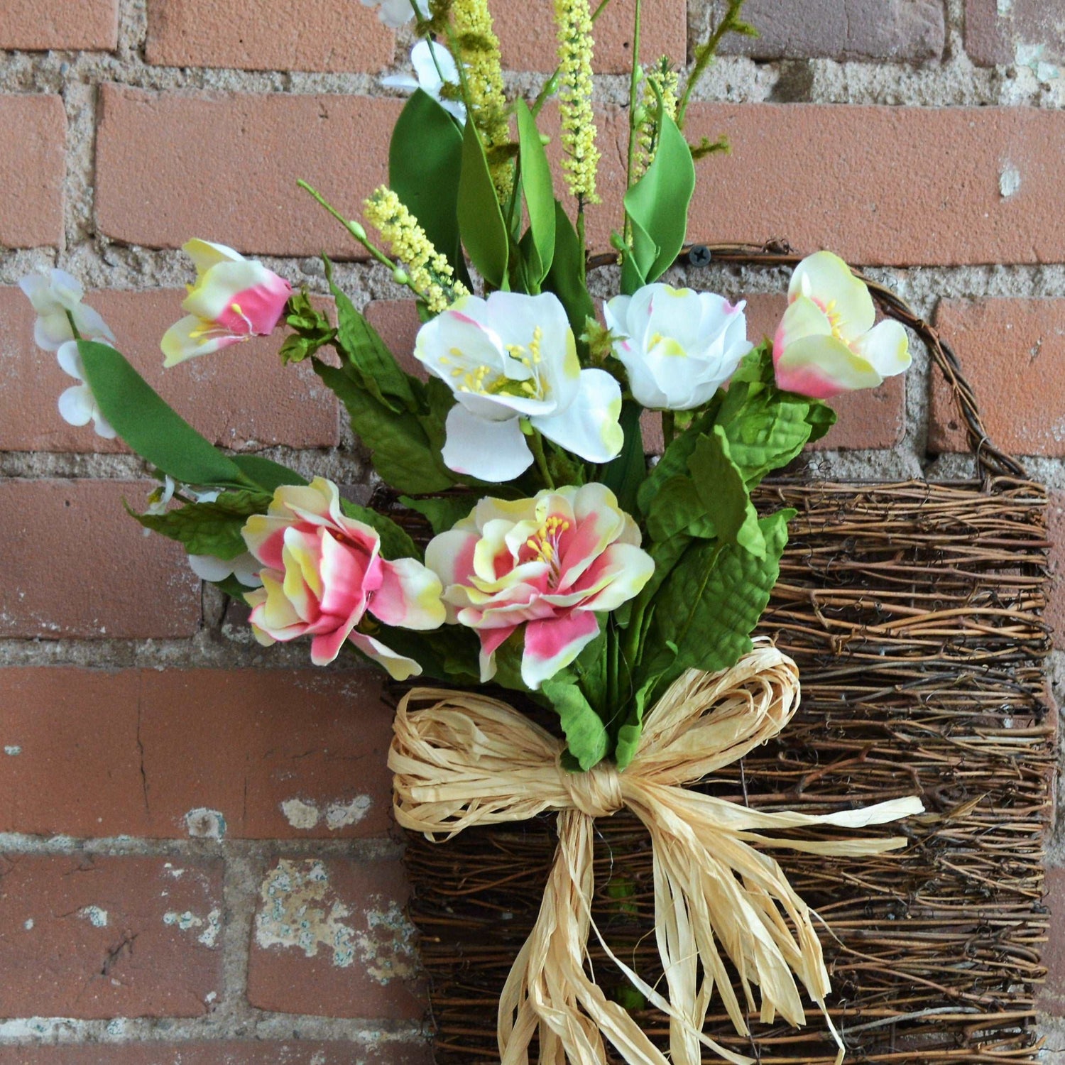 Wild Rose 3D Wall Basket 2