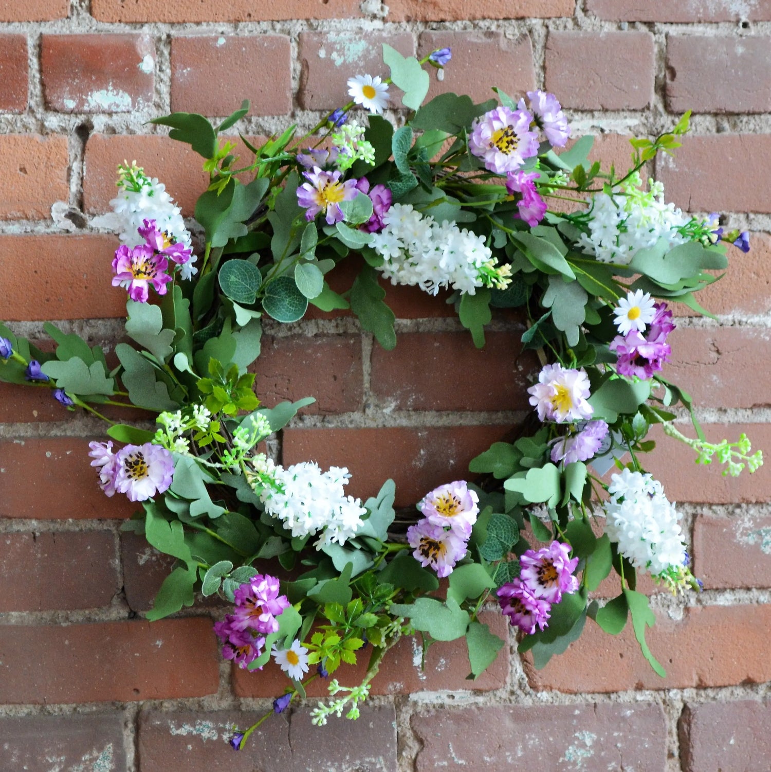 22" Lilac, Daisy Wreath