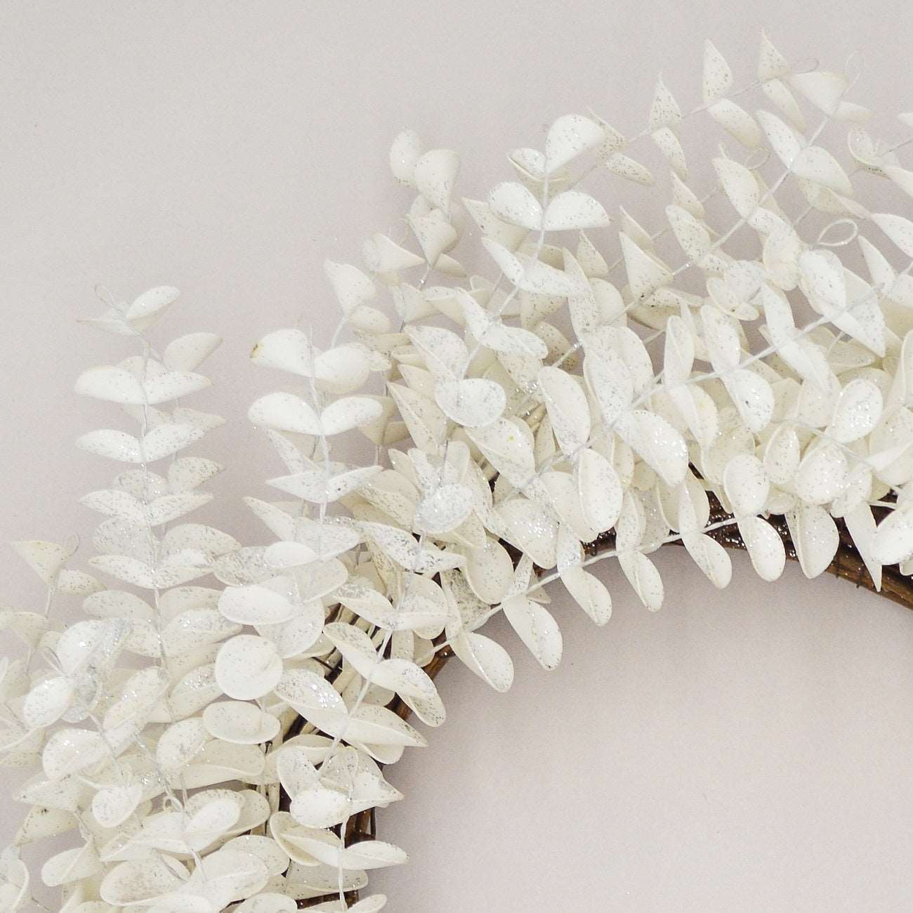 White Sparkle Eucalyptus Wreath 2