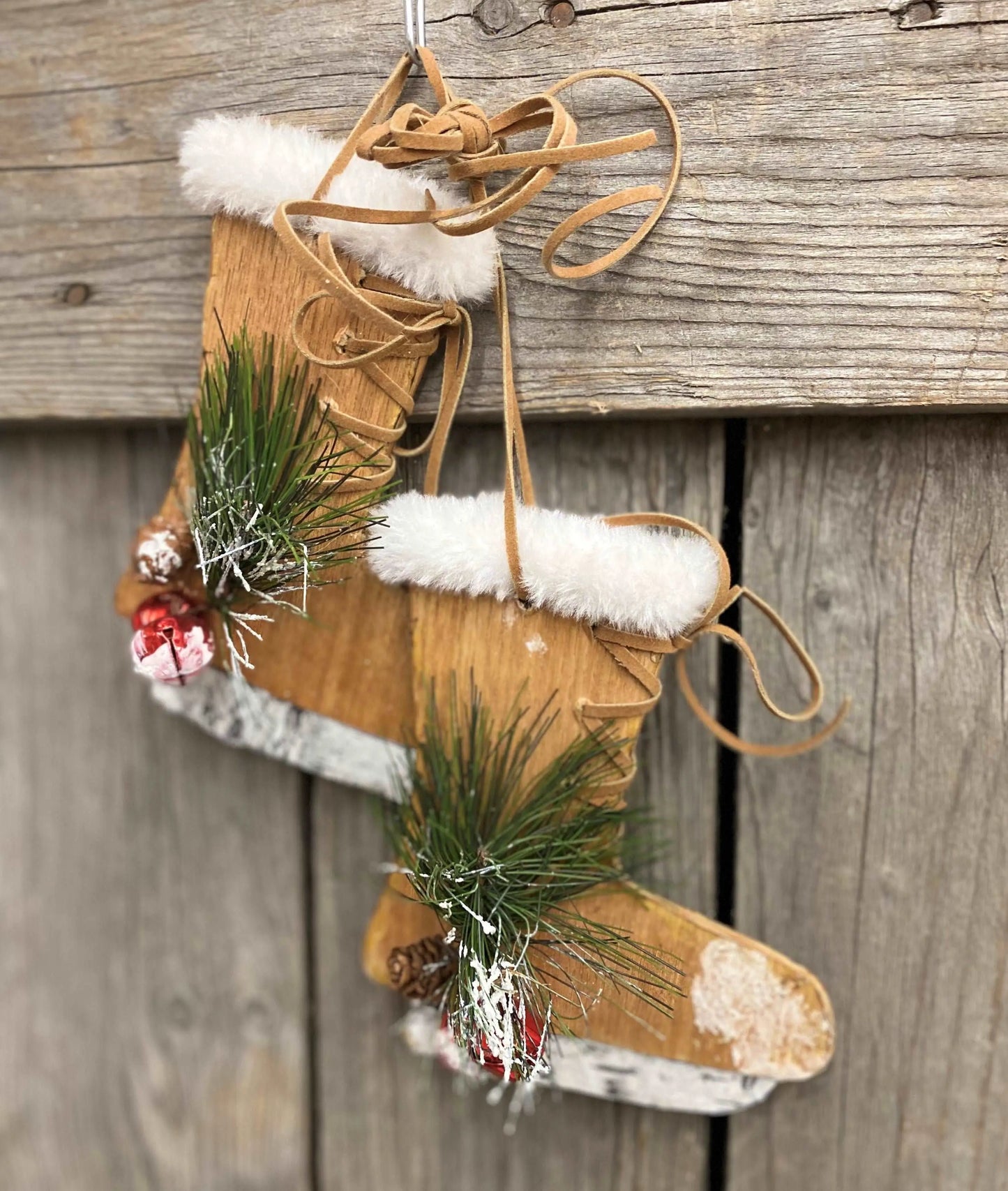 flat skate Christmas ornament