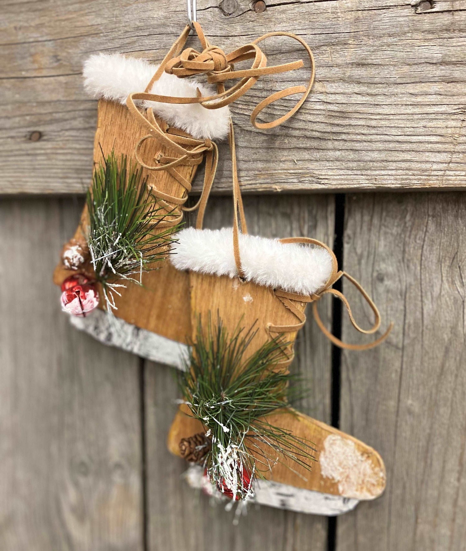 flat skate Christmas ornament