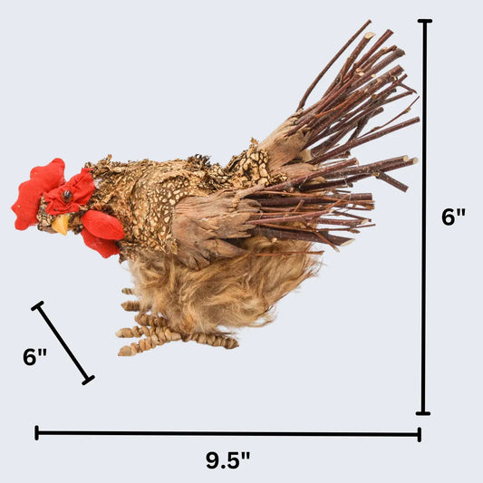 6" Hen Floral Living