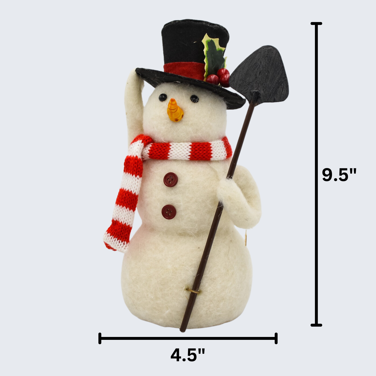 9.5" White Snowman