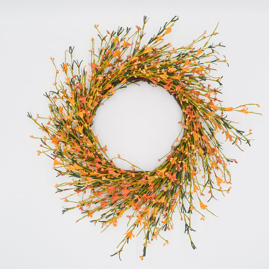 22" Cinnamon Buttercup Wreath