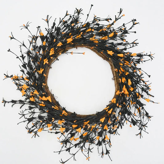 22" Halloween Buttercup Wreath Floral Living