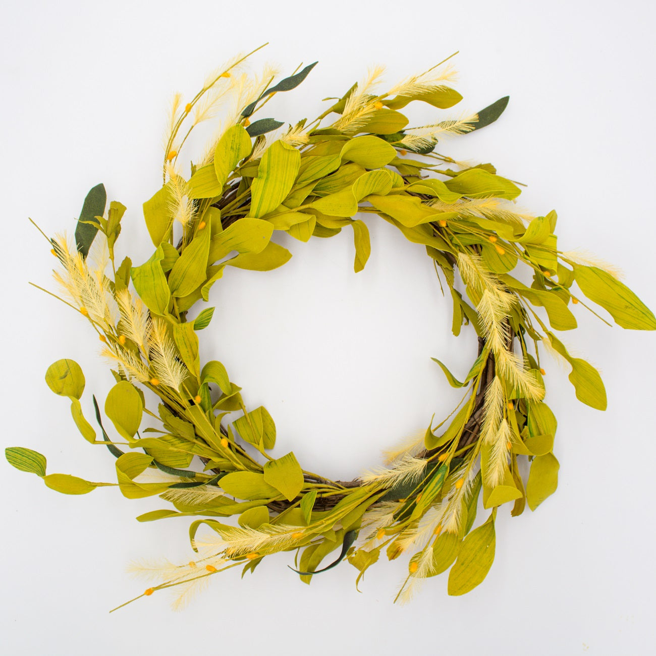 22" Field Grass Leaf Wreath