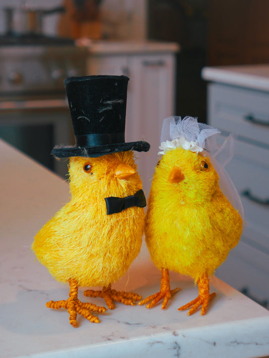 Sisal Wedding Chicks Set