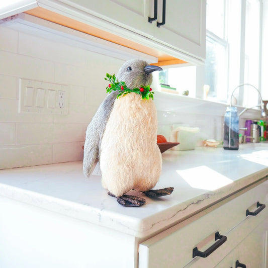 11" Penguin Floral Living