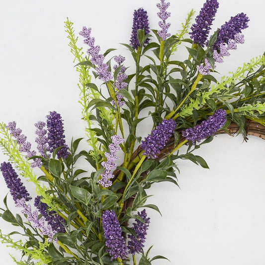 22" Lavender Wreath