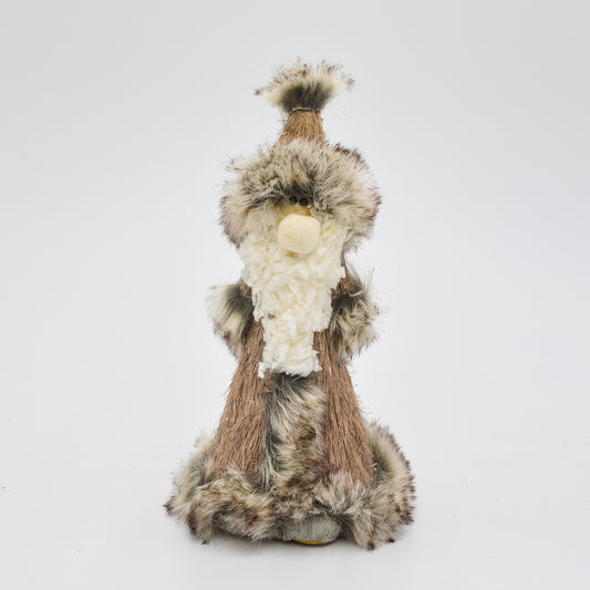 9" Sisal Santa Figurine