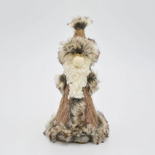 9" Sisal Santa Figurine Floral Living