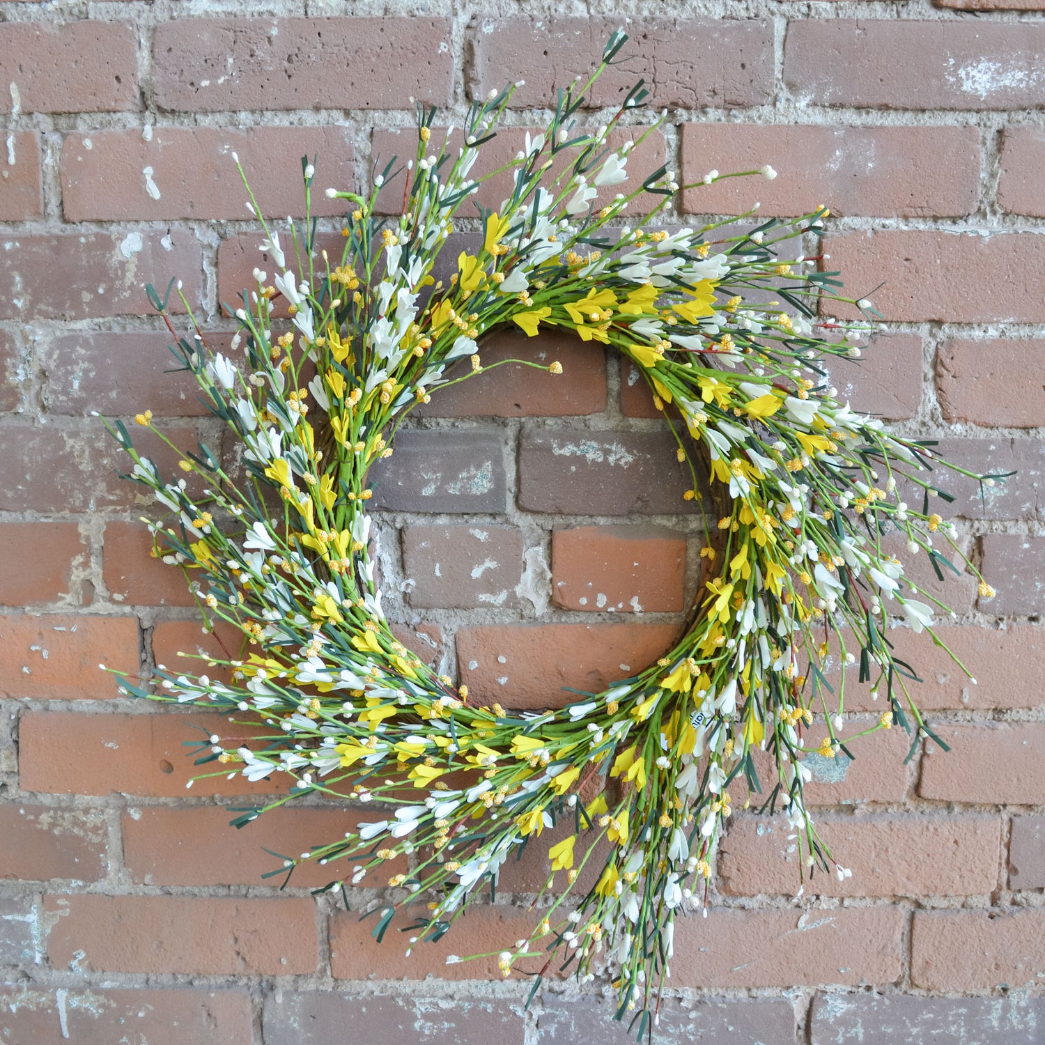 Yellow and Cream Buttercup Wreath