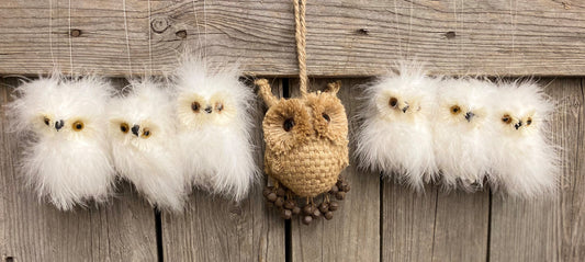 Owl Ornament set